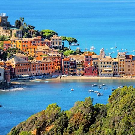 069 - Casa Tramonto, In Centro, 450Metri Da Mare Spiaggia Sestri Levante Extérieur photo
